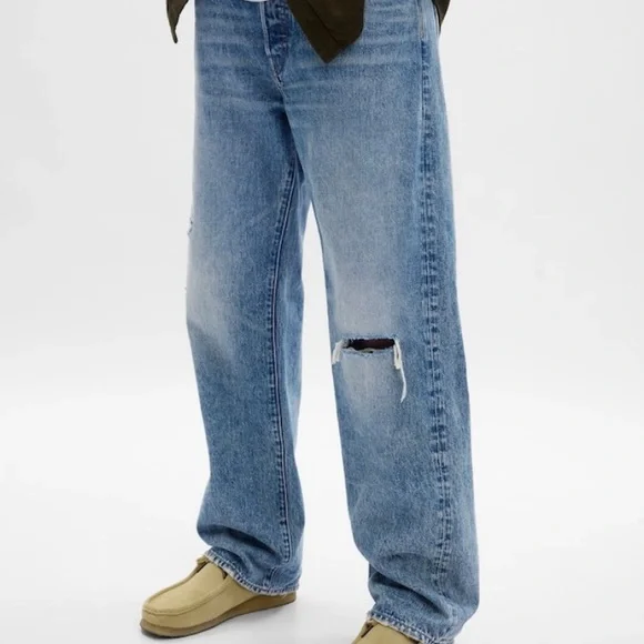 Organic cotton 90s loose jeans Gap